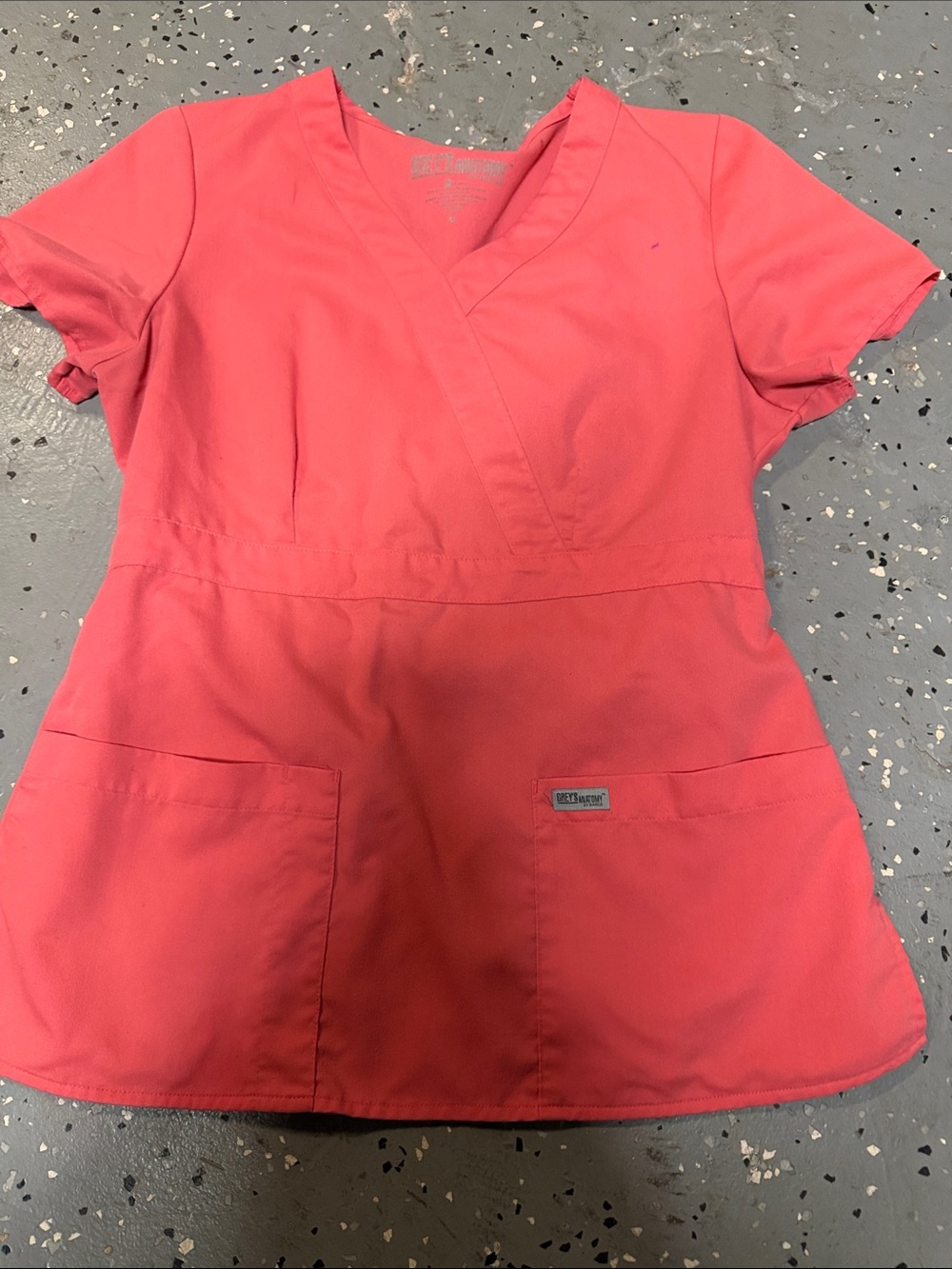 CORAL Medical Scrub Top - V-Neck Pocket Tee